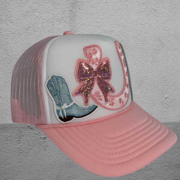 Preppy western trucker hat