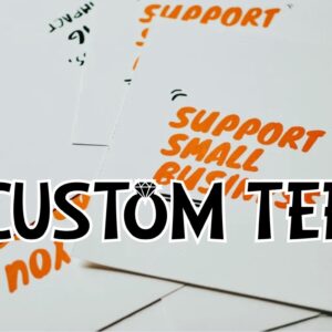Small business custom tee