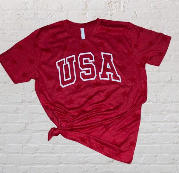 usa star tee Press Me Crazy DTF in Houston, Texas